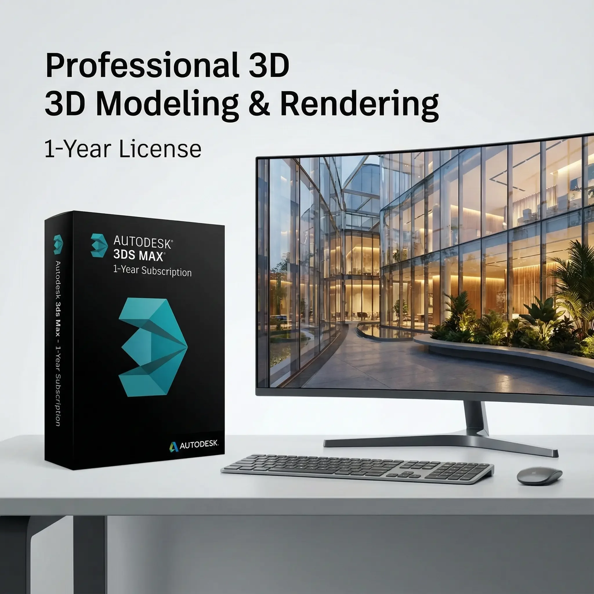 Abonnement Autodesk 3ds Max 1 an – Toutes fonctionnalités